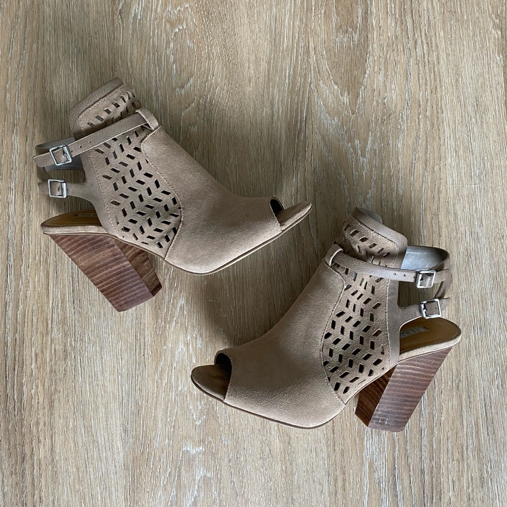 BCBGeneration Creen Peep Toe Bootie, Size 7.5